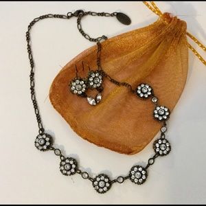 Kenny Ma Swarovski Crystal Necklace & Earring Set